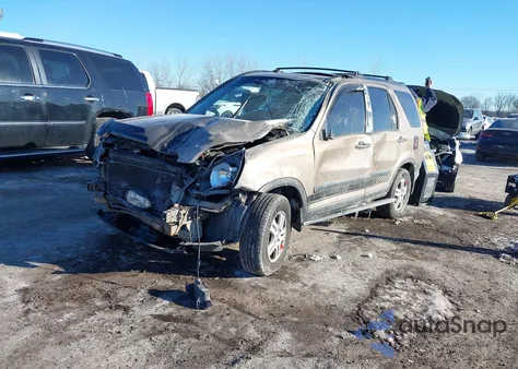 2004 Honda Cr-V Ex из США, поврежденный, VIN SHSRD78804U236100